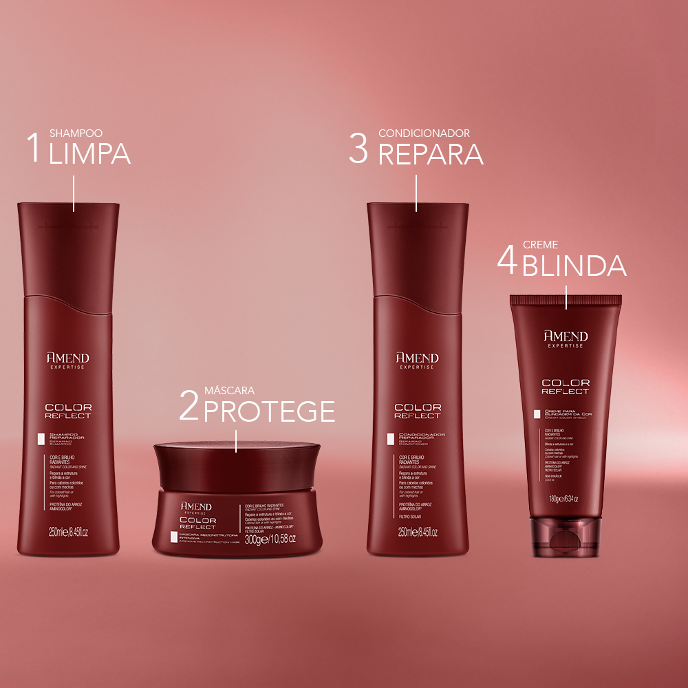 Condicionador Reparador Amend Expertise Color Reflect 250ml image number 5